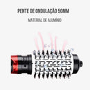 2 in 1 Rotary Brush: Hot Air Compromise and Curler 110V-Efficient Drying and Perfect Modeling for Hair