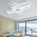 Modern LED Ceiling Light, Dimmable Ceiling Lamps for Bedroom Living Room Dining Room Kitchen Office with Remote Controlller