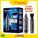 KM-6511 - 2 in 1 Original Kemei Finishing Machine For Beard, Hair, Nose and Ear Hair, Portable Versatile Trimmer
