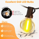LED String Bulbs Lights Outdoor 20M/30CM/45CM Plastic Bulbs IP44 Courtyard Garden Camping Atmosphere Lighting For Wedding Decor