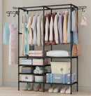 Portable Wardrobe Multi-functional Arara Unmontavel Clothes Hanger Hanger Shown Rack Organizer Rack-Neverdie Store