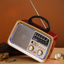 Radio Retro bluetooth ,entrada usb,microsd lanterna e sainda auxiliar AD-3188