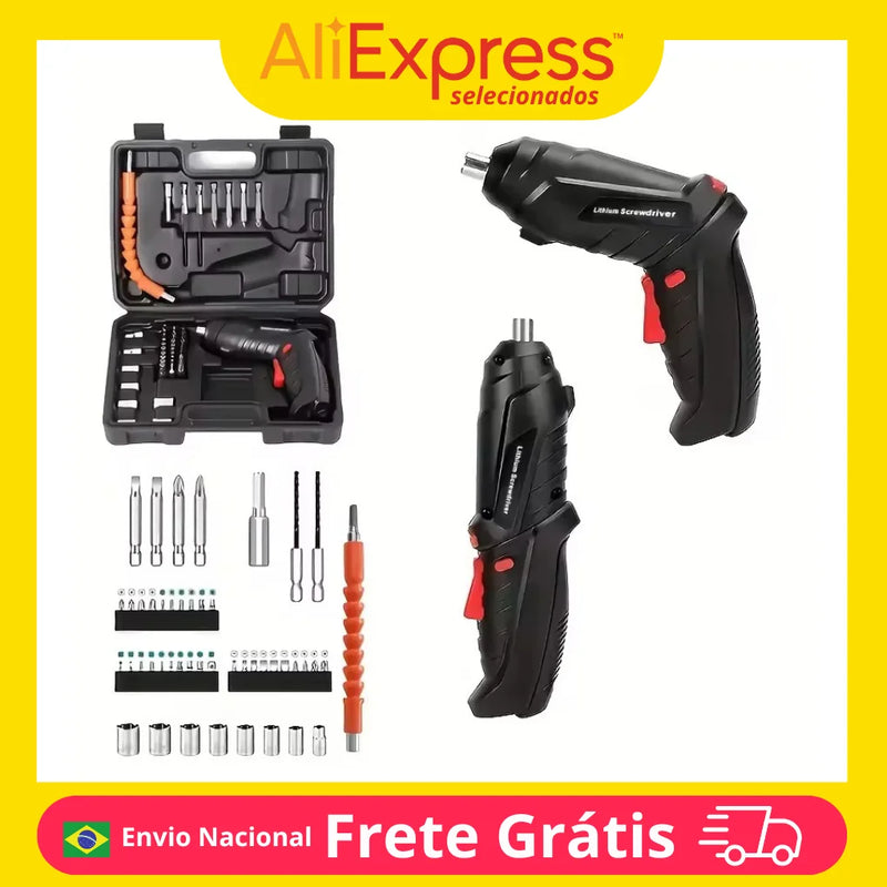 Practical Small Compact Electric Screwdriver Kit For Home Construction Tools Home Maintenance Cordless Screwdriver
