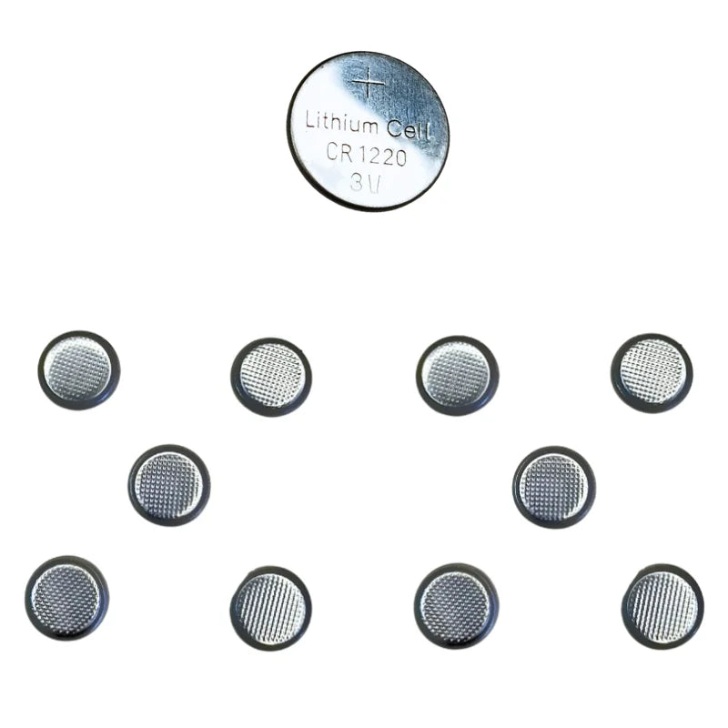 10 Unidades  Bateria de Lítio (Lithium) CR 1220 3V