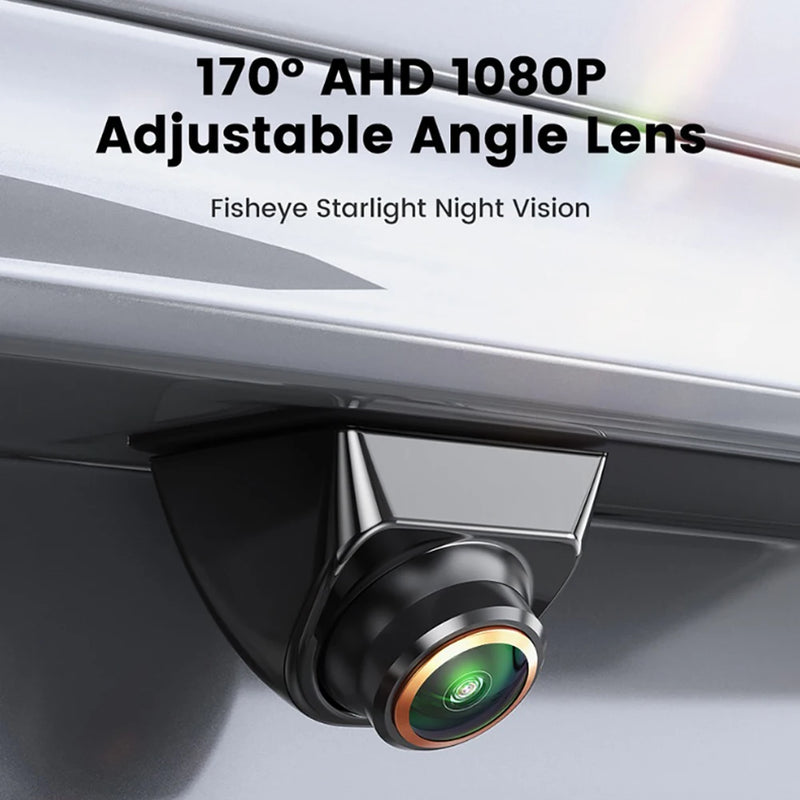 Car Rear View Camera 170° Adjustable Lens Fisheye Golden Lens Full HD Night Vision Vehicle Reversing Front Cameras AHD 1920x108