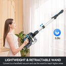 INSE  6-in-1 handheld wireless stick vacuum cleaner, 50000Pa,6×2200mAh battery,55mins runtime,for pet hair carpets cleaning