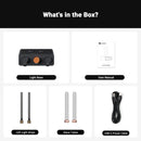 Fosi Audio AH-01A Tube Music Rhythm Light Desktop LED Rhythm Ambient lamp With High Sensitivity Mic  Desktop Decoration For Game