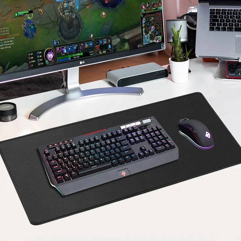 Xxl Mouse Pad Gaming Computer Mousepad Gamer Desk Mat Black Big Office Carpet Mause Pads PC Accessories Keyboard Pads Play Mats