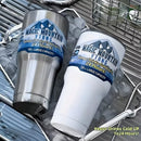 Magic Mountain 990ml Stainless Steel Double Layer Thermal Cup With Straw