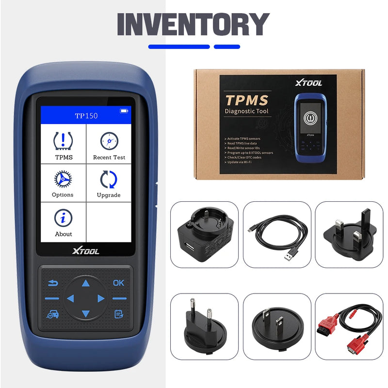 XTOOL TP150 WIFI TPMS Programming Diagnostic Tool Activate All Sensor Work On 315 433MHz Tire Pressure Monitor Read Clear DTCs