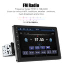 ESSGOO 9" Single DIN Wireless CarPlay Android Auto Car Stereo Player Radio IPS Screen FM BT Handsfree USB AUX TF SWC Mirror Link