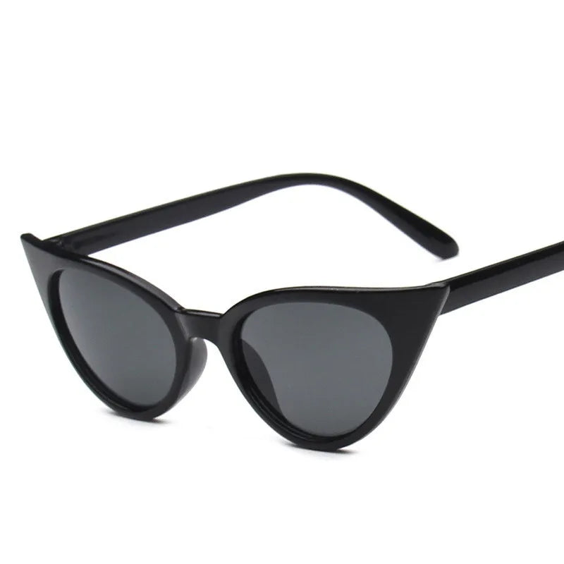 HKNA 2022 Vintage Cateye Sunglasses Women Two Sizes Eyewear Women Luxury Brand Glasses Women Cat Eye Oculos De Sol Gafas uv400
