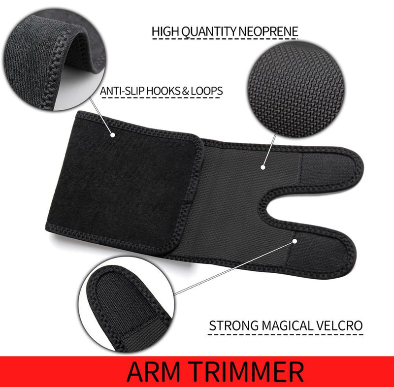 Arm Shapers Sauna Sweat Band Arm Slimmer Women Slimming Sheath Weight Loss Workout Body Shaper Anti Cellulite Modeling Belt