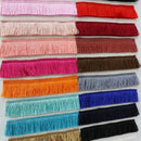 5Yards/Lot (günstige, dicke Quastenborte 2,8 cm breit Polyester Vorhang-/Kissenborte Ohrring-/Taschen-Dekorativer Spitzenfransen-Besatz zum Nähen