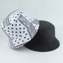2022 New Fashion Vintage Print Bucket Hats Reversible Bob Chapeau Femme Hip hop Caps Gorro Men Fisherman Hat