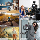 Ulanzi Super Clamp Magic Arm with 1/4 3/8 Thread Multi-function Ball Head Clamp for Canon Nikon Sony Speedlight Monitor Flash