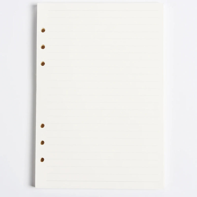 Diary 2025 Classic 6 Holes Binder Notebook Inner Paper Core/refilling Inner Papers:line,grid,dots,list,daily Weekly Monthly Plan