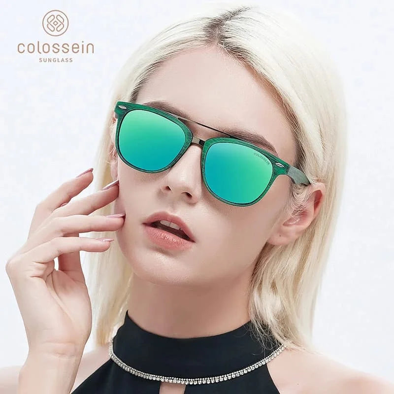 COLOSSEIN Sunglasses Women New Fashion Sun Glasses Mirror Round Brand Designer Retro Men Outdoor UV400 oculos de sol feminino