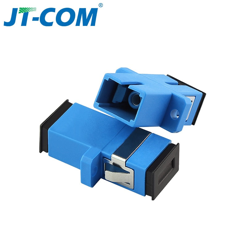 50-400Pcs SC Fiber Optic Connector Adapter SC / UPC SM Flange Singlemode Simplex SC-SC APC Coupler Wholesale to