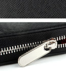 New Arrivals Monogrammed Initial Letters Genuine Saffiano Leather Wallet Zipper Luxury Men Women Short Purse Bifold t Coin Purse
