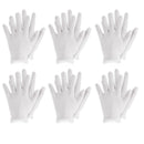 iEFiEL Wiederverwendbare Baumwollhandschuhe Elastische weiche Handschuhe für trockene Hände Feuchtigkeitspflege Kosmetik Ekzem Hand Spa Münzen- und Schmuckinspektion