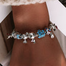 WOSTU Neues Design 925 Sterling Silber Familie Perlen Charms Passend für Original Armband Anhänger Mode DIY Schmuck