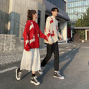 Christmas Sweater Women Autumn Winter Korean Loose Pullover Deer Sweater Men and Woman Oversized Sweaters Couples