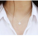 New Arrivals 925 Sterling Silver Smiling face Necklaces & Pendants For Women Hot Fashion sterling-silver-jewelry