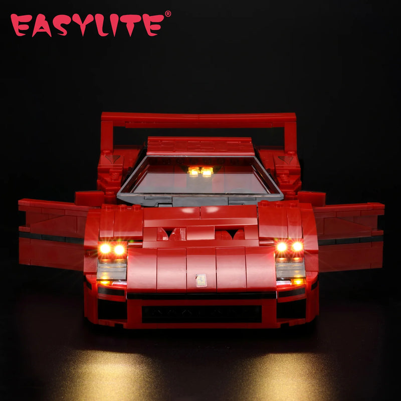 LED Light Set For 10248 Creator Series F40 Car Compatible With Model 21004 Blocks Bricks Only Lighting Kit Not Include Model