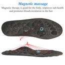 Orthopädische Einlegesohlen Magnetfeldtherapie-Einlegesohlen für Schuhe Fußgewölbestütze Fußmagnet Reflexzonenmassage Akupunktur Schmerzlinderung Schuheinlagen