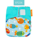 HappyFlute OS Cloth Diapers Reusbale & Washable Night AIO Baby Nappy Waterproof cloth nappy fit 0-2 years 3-15kg baby