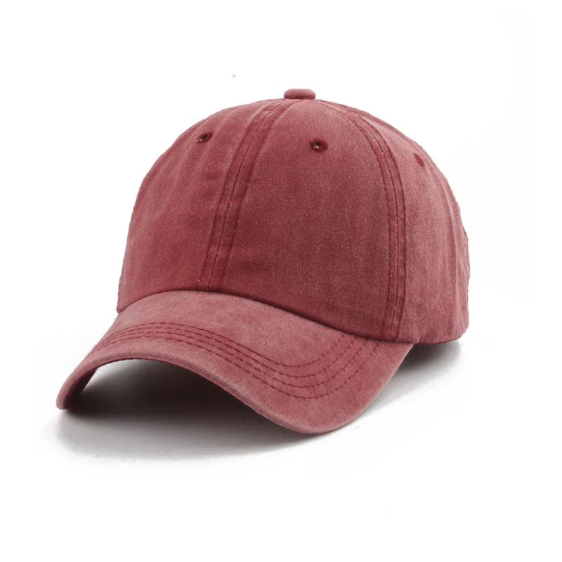 2023 New Vintage Washed Cotton Baseball Cap Parent Kids Sun Hats For Boy Girl Spring Summer Snapback Baby Hat