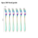 6/12PCS Fruit Forks Mini Food Pick Children Kids Lunch Box Cocktail Stainless Steel Cake Dessert Sushi Snack Sticks Picker