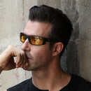 HOOLDW Fashion Men Polarized Sunglasses Glasses Outdoor Sports Fishing Driving Sun glasses Brand Designer Oculos masculino UV400