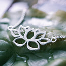 Lotus Fun Echtes 925er Sterlingsilber Handgefertigter Designer Feiner Schmuck Vintage Klassisches ausgehöhltes Lotusblumen-Armband für Damen