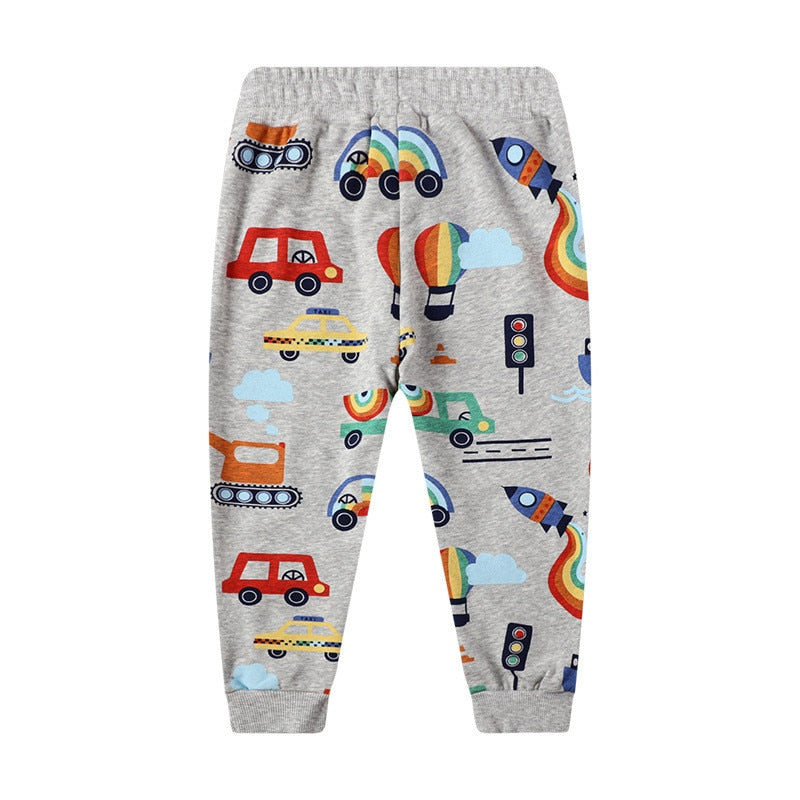 Jumping Meters Animals Boys Trousers Pants Baby  Clothes Dinosaurs Sweatpants For 2-7t Tears Boys Full Pants Kids Trousers