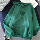 Plus Samt-Sweatshirts Damen Weiß Damen-Kleid mit Kapuze Hoodies Damen Langarm Casual Kapuzenpullover Oversized Pullover Tops