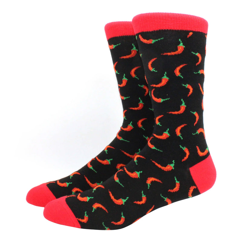 2024 New Hiphop Cotton Men Socks Harajuku Happy Funny animal Flamingo penguin chili Dress Socks for Male Wedding Christmas Gift