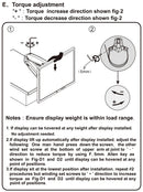 NB F80 Desktop Gas Spring 17-30" LCD LED Monitor Holder Mount Arm Full Motion Display Stand Loading 2-9 Kgs