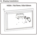 NB F80 Desktop Gas Spring 17-30" LCD LED Monitor Holder Mount Arm Full Motion Display Stand Loading 2-9 Kgs