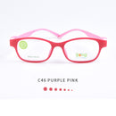 SECG Optical Children Glasses Frame TR90 Silicone Glasses Children Flexible Protective Kids Glasses Diopter Eyeglasses Rubber