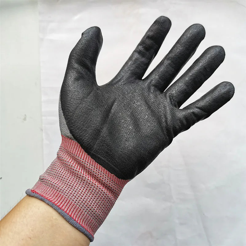 3M Work Gloves Comfort Grip wear-resistant Slip-resistant Gloves Anti-labor Safety Gloves Nitrile Rubber Gloves