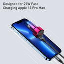 Baseus Quick Car Charger 6A 45W Dual USB Type C QC4.0 PD3.0 Fast Charger For iPhone13 Pro Xiaomi Samsung Phone Car Fast Charging
