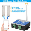 New GSM 4G LTE Gate Opener G202 SMS Remote Control Single Relay Switch For Sliding Swing Garage Door Gate Opener Replace RTU5024