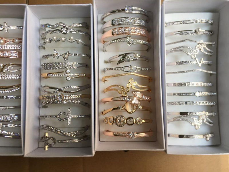 freeshipping   Ladies Wedding dinner alloy bracelet 12 pcs/box