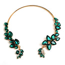 Neu eingetroffen: Hochwertige Strass-Choker-Halsketten, modische, farbenfrohe Kristall-Halsketten, Schmuck-Accessoires für Damen
