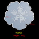 Große Tablett Silikonform Polygon Kristall Epoxidharz Gussformen DIY Handwerk Ton Form Werkzeug Tischdekoration Zubehör