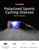 ROCKBROS Cycling Polarized glasses Bike Sunglasses Outdoor Sports Sunglasses MTB PC Goggles Eyewear 5/3 Lens Bicycle Accessory