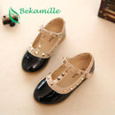 Bekamille 2021 Neue Mädchen Sandalen Kinder Lederschuhe Kinder Nieten Freizeitsneaker Hot Girls Prinzessin Tanzschuhe