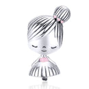 WOSTU Neues Design 925 Sterling Silber Familie Perlen Charms Passend für Original Armband Anhänger Mode DIY Schmuck